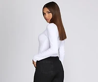 Cuter Crop Long-Sleeve Tee