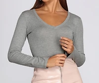 Cuter Crop Long-Sleeve Tee