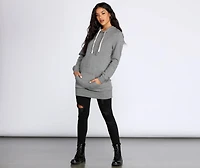 Comfy Cozy Slim Hoodie Tunic