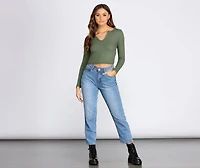 Turn It Up A Notch Crop Top