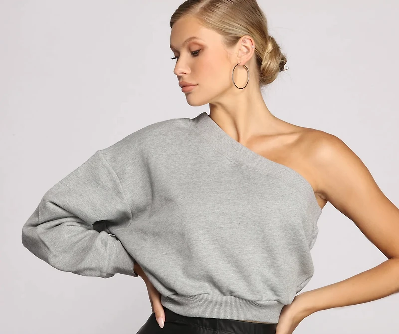 Comfy-Chic One Sleeve Top