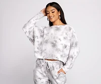 Major Cozy Vibes Tie Dye Top