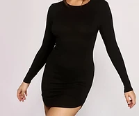 Back to Basics Knit Mini Dress