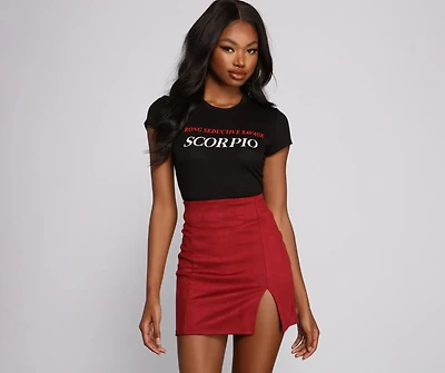 Scorpio Babe Graphic Tee Shirt
