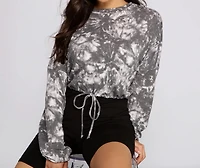 Draw To You Tie-Dye Crop Top