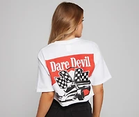 Daredevil Racing Graphic Crop Top