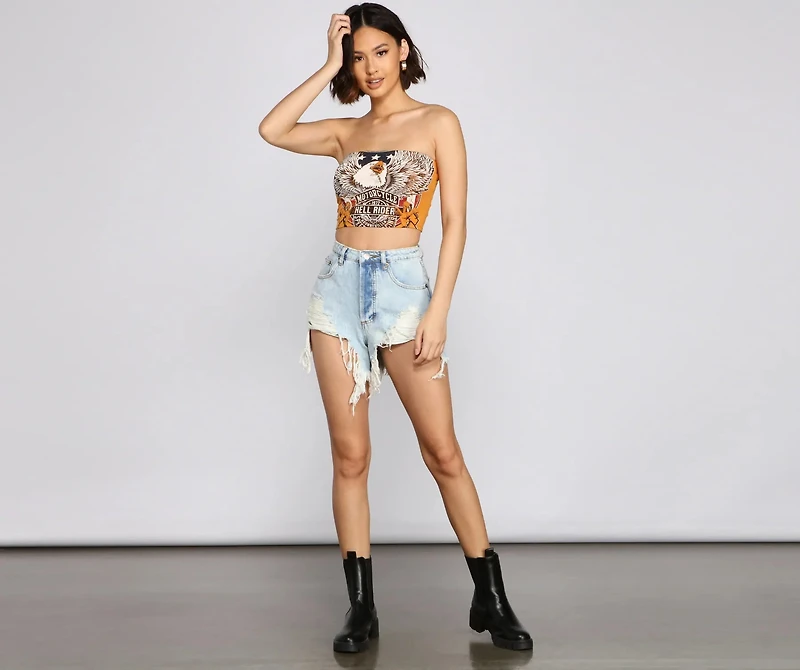 Born To Ride Tube Top