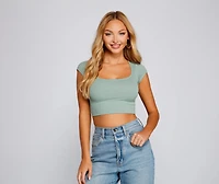 Effortless Style Casual Crop Top