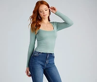 Basic Must-Have Long Sleeve Top