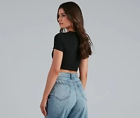 The Casual Crew Crop Top