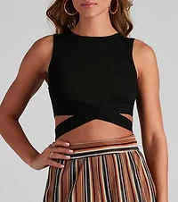 Wrapped Chic Crop Top