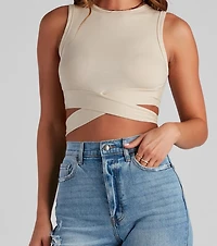 Wrapped Chic Crop Top
