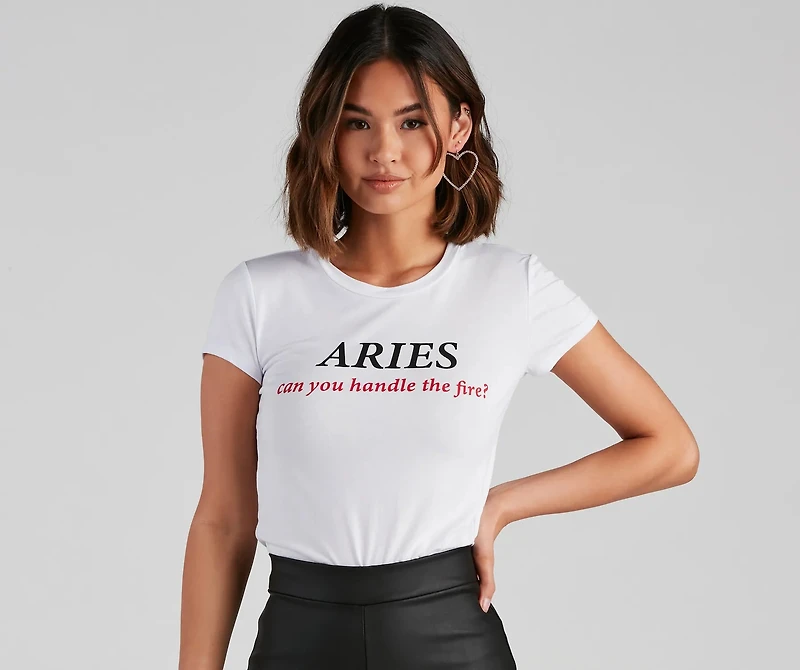 Aries Can You Handle It Graphic Tee