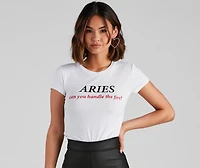 Aries Can You Handle It Graphic Tee