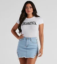 So Dramatic Jersey Graphic Tee