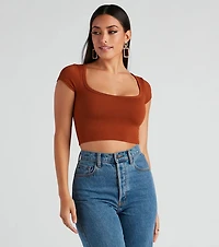 Effortless Style Casual Crop Top