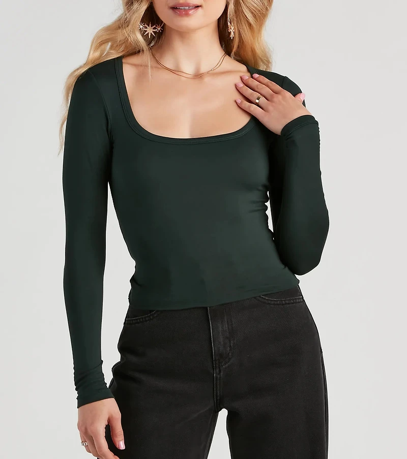 Basic Must-Have Long Sleeve Top
