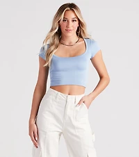 Effortless Style Casual Crop Top