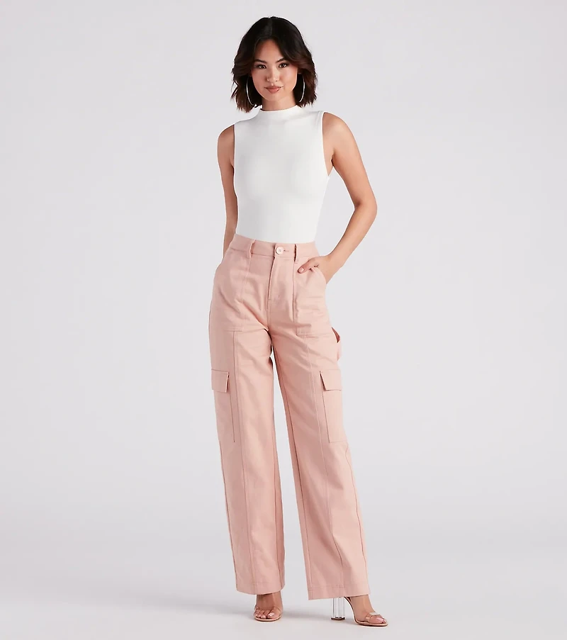 Smooth Silhouette Mock Neck Bodysuit