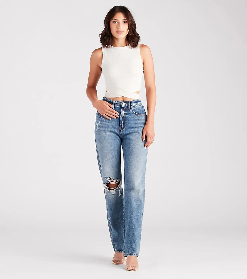 Wrapped Chic Crop Top