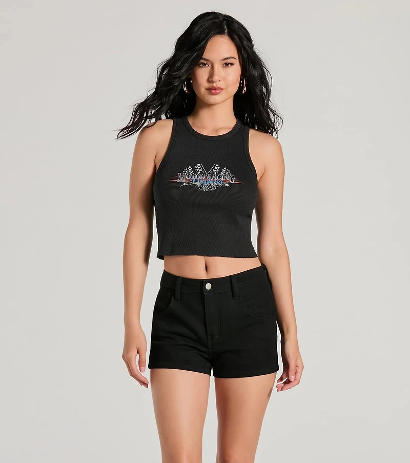 On Your Mark Daytona Motor Racing Graphic Tank Top