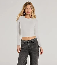 Essential Long Sleeve Crew Top