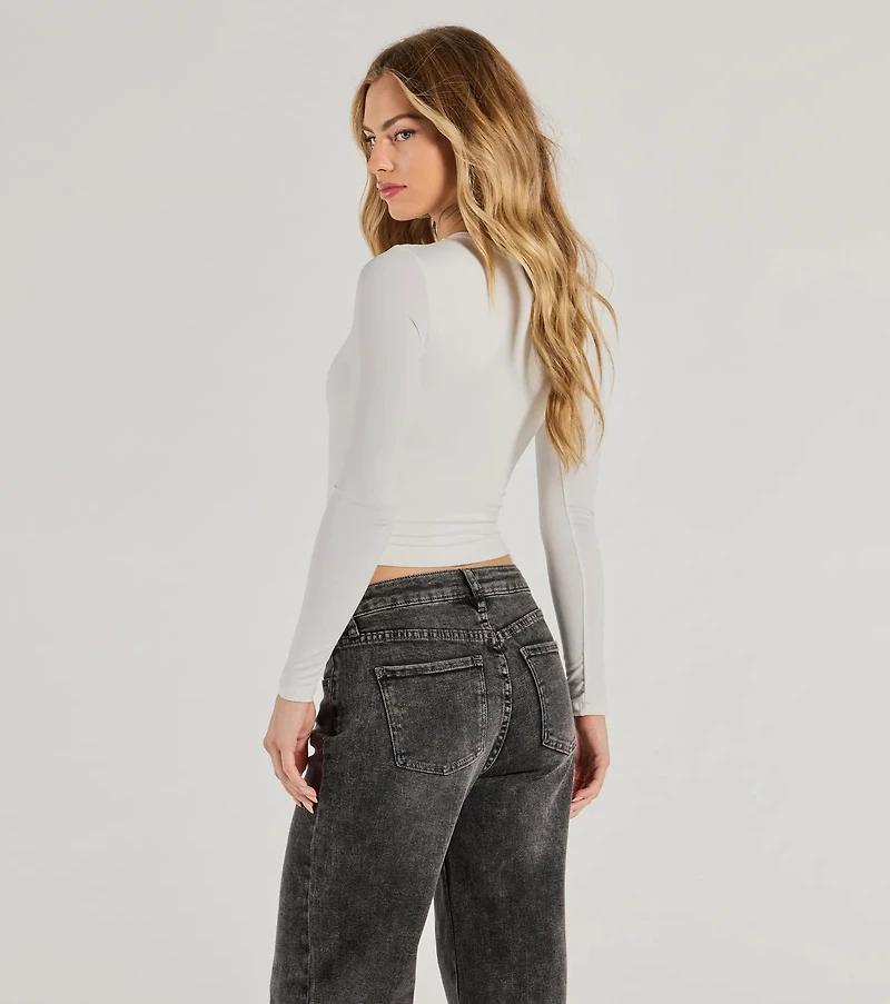 Essential Long Sleeve Crew Top
