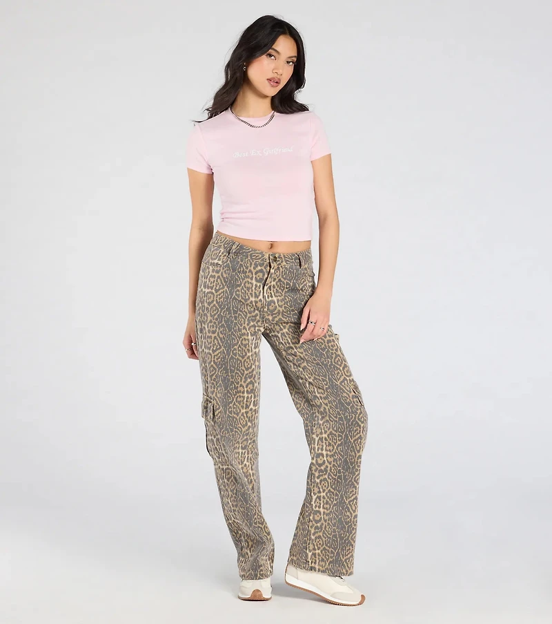 Best Ex Girlfriend Crop Graphic Tee