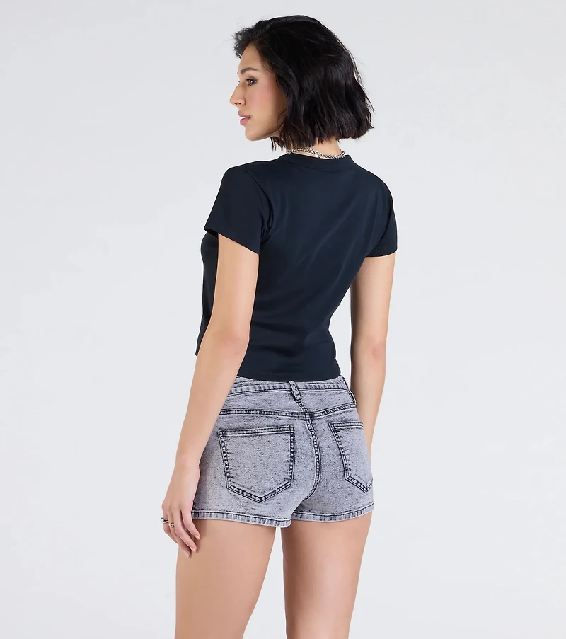Party Girl Crop Graphic Tee
