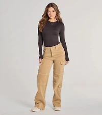 Smooth Moves Long Sleeve Crew Neck Bodysuit
