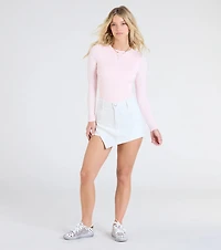 Smooth Moves Long Sleeve Crew Neck Bodysuit