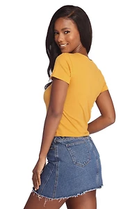 Sweet Like Honey Crop Top