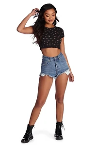 Feelin' The Floral Crop Top