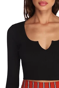 Down A Notch Crop Top