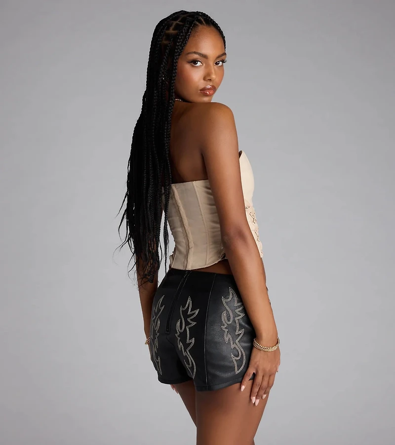 Tied Up And Tempting Corset Top