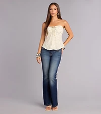 Soft Daydream Ditsy Floral Crop Top