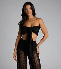 Catching Looks Crochet Bandeau Tube Top