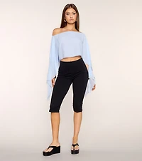 Flowy Mood Chiffon Ruffle Poncho
