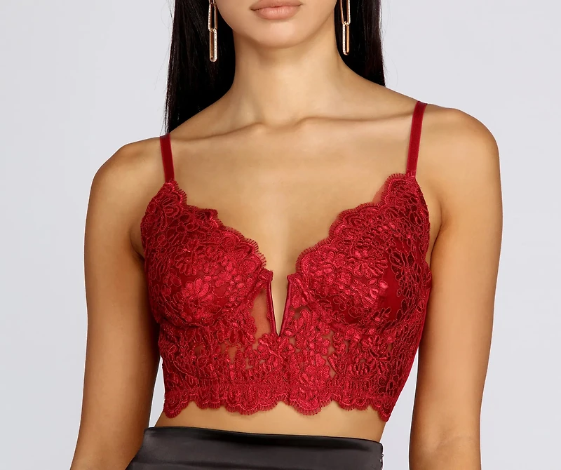 Notch Your Basic Bustier Top