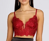 Notch Your Basic Bustier Top