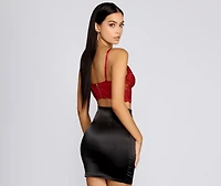 Notch Your Basic Bustier Top