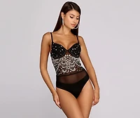 Spotlight Stunner Bustier Bodysuit