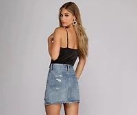 Sleek Satin Bodysuit