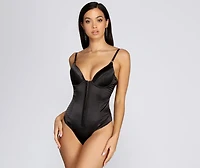Satin Stunner Bodysuit