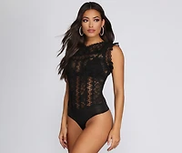 Crochet The Day Lace Bodysuit