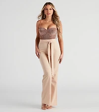 Sparkle and Shine Rhinestone Bustier