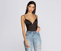 Bad Gal Satin Bodysuit