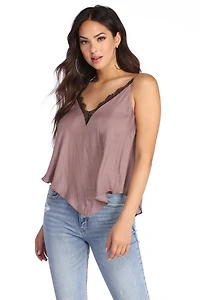 Loving Lace Satin Cami