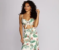 Goddess Of The Tropics Crop Top