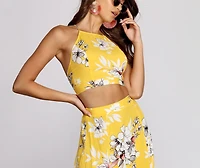 Island Time Floral Top